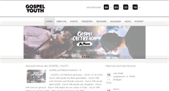 Desktop Screenshot of gospel-youth.de